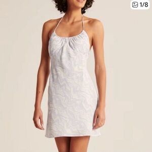 Abercrombie & Fitch Light Blue Halter Dress